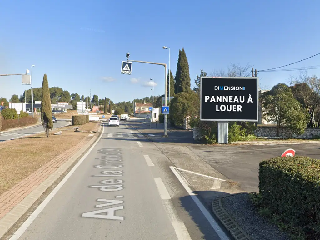 Panneau 12m² Av. de la Croix d'Or - Bouc Bel Air