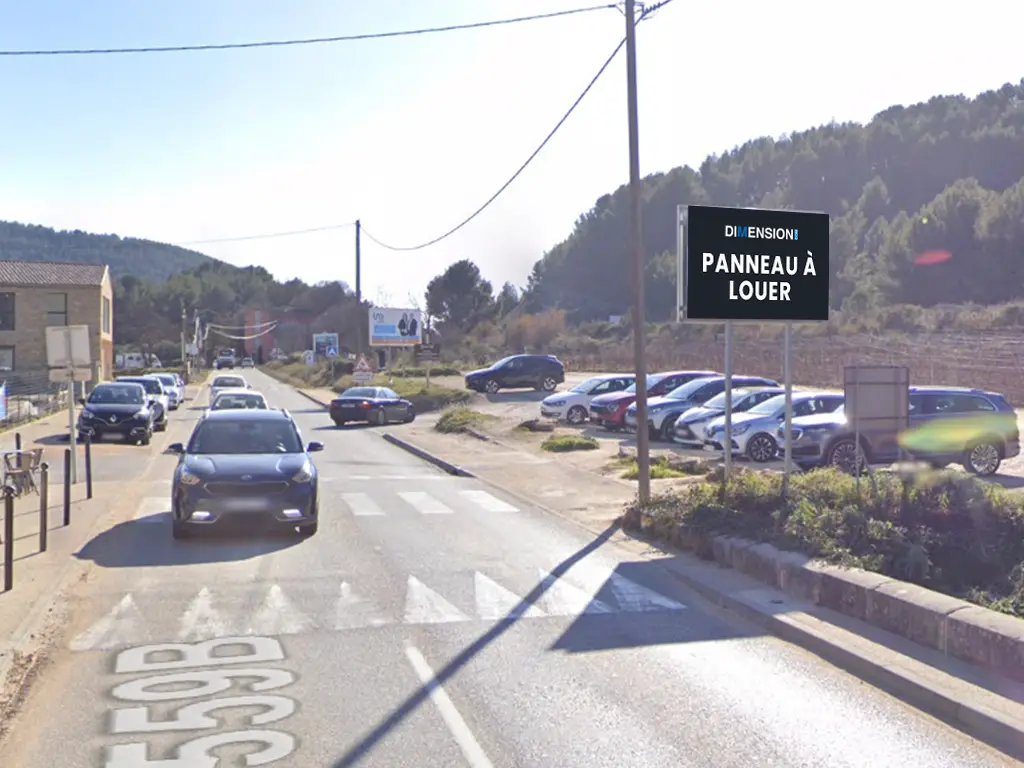 Panneau 4m² Chem. de la Cadière - La Cadiere d'Azur