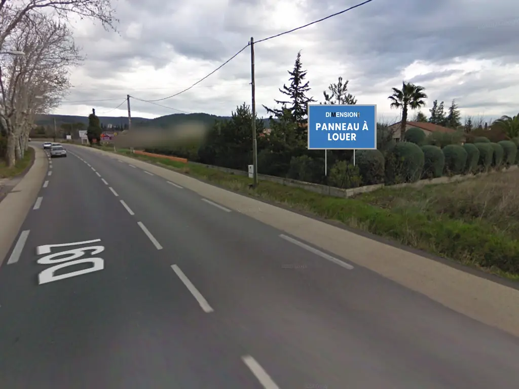 Panneau 4m² Rte de Toulon - Le Luc