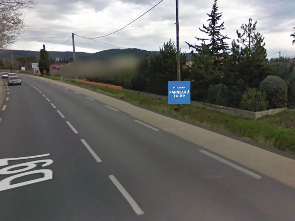 Panneau 1,5m² Rte de Toulon - Le Luc