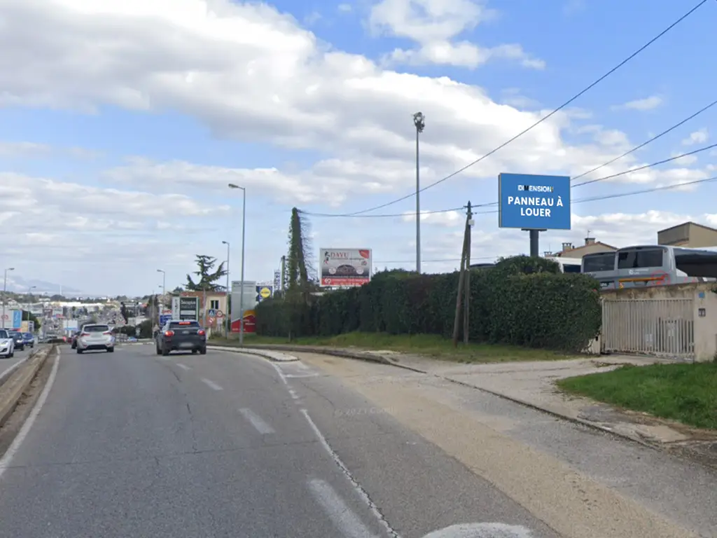 Panneau-Ecran couleur 6m² Av. du Plan de Campagne - Les Pennes-Mirabeau