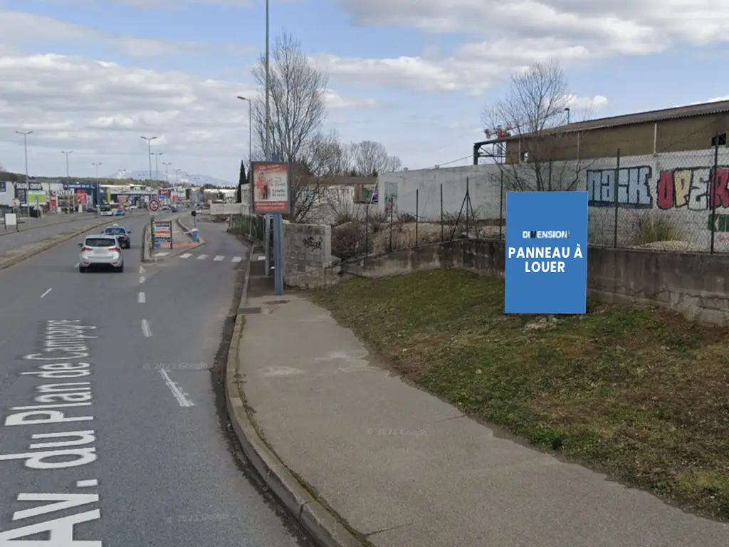 Panneau 4m² Av. du Plan de Campagne - Les Pennes-Mirabeau