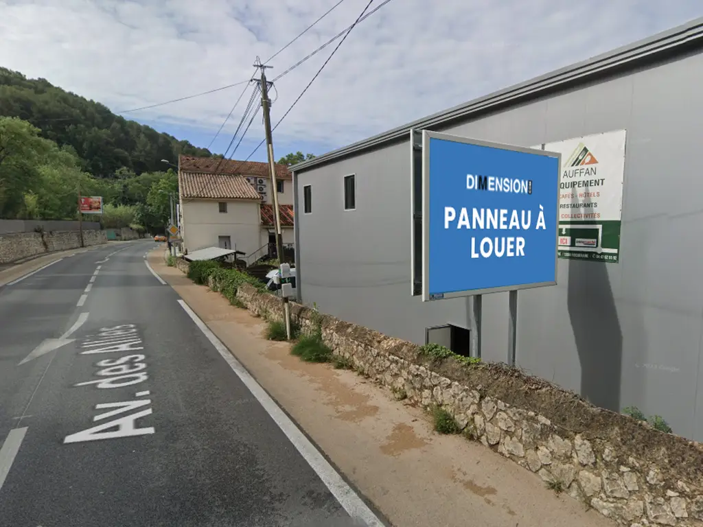 Panneau 8m² Av. des Alliés - Roquevaire