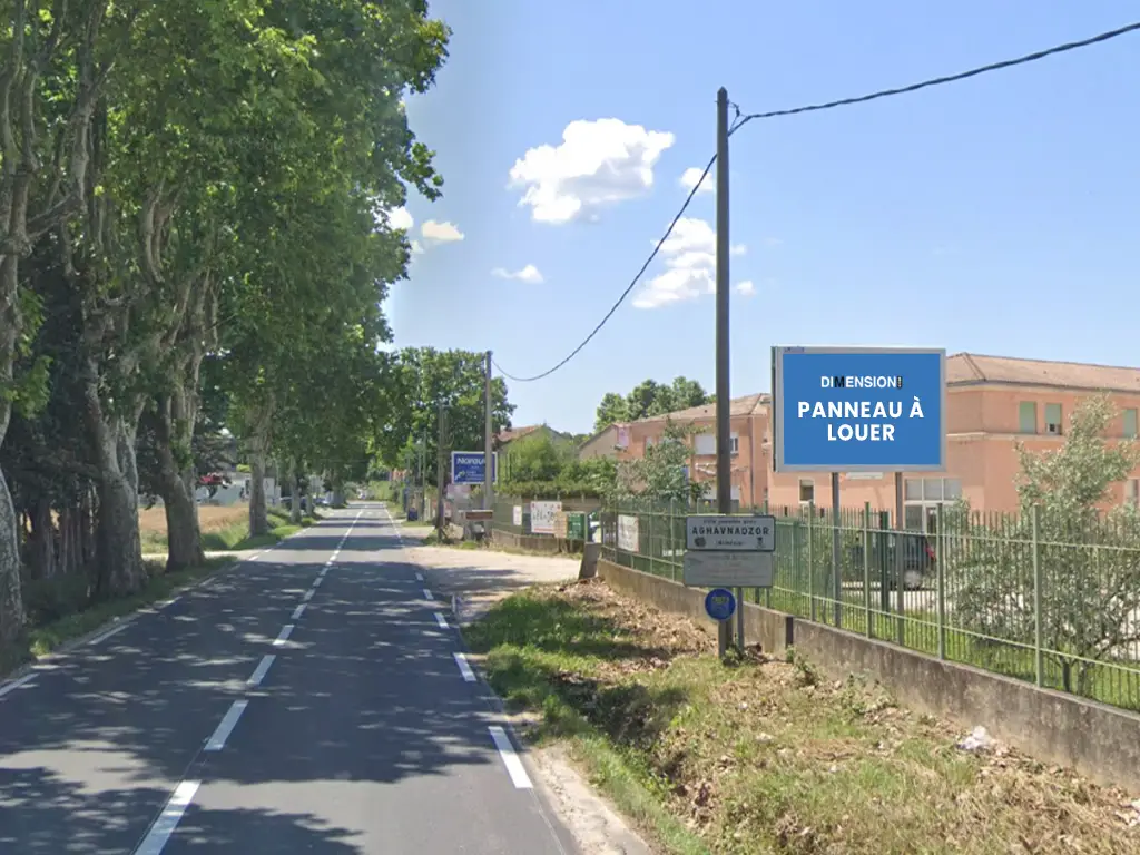 Panneau 4m² Rte de Saint-Maximin - Trets