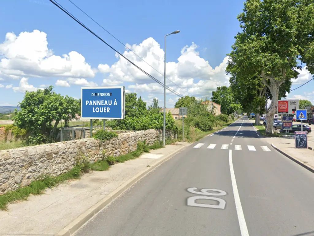 Panneau 4m² Rte de Saint-Maximin - Trets