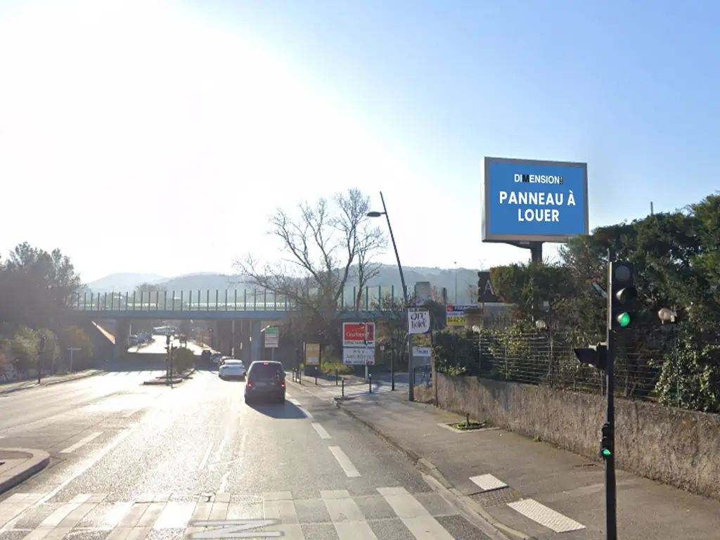 Panneau 6m² Av. Henri Malacrida - Aix en Provence