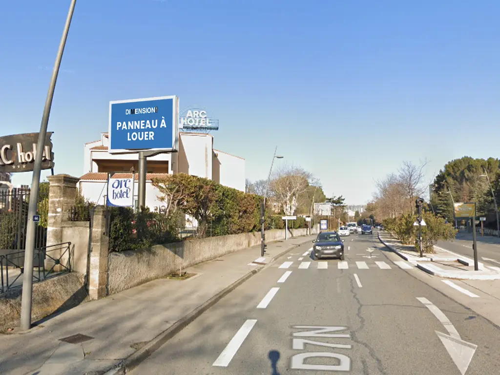 Panneau 6m² Av. Henri Malacrida - Aix en Provence