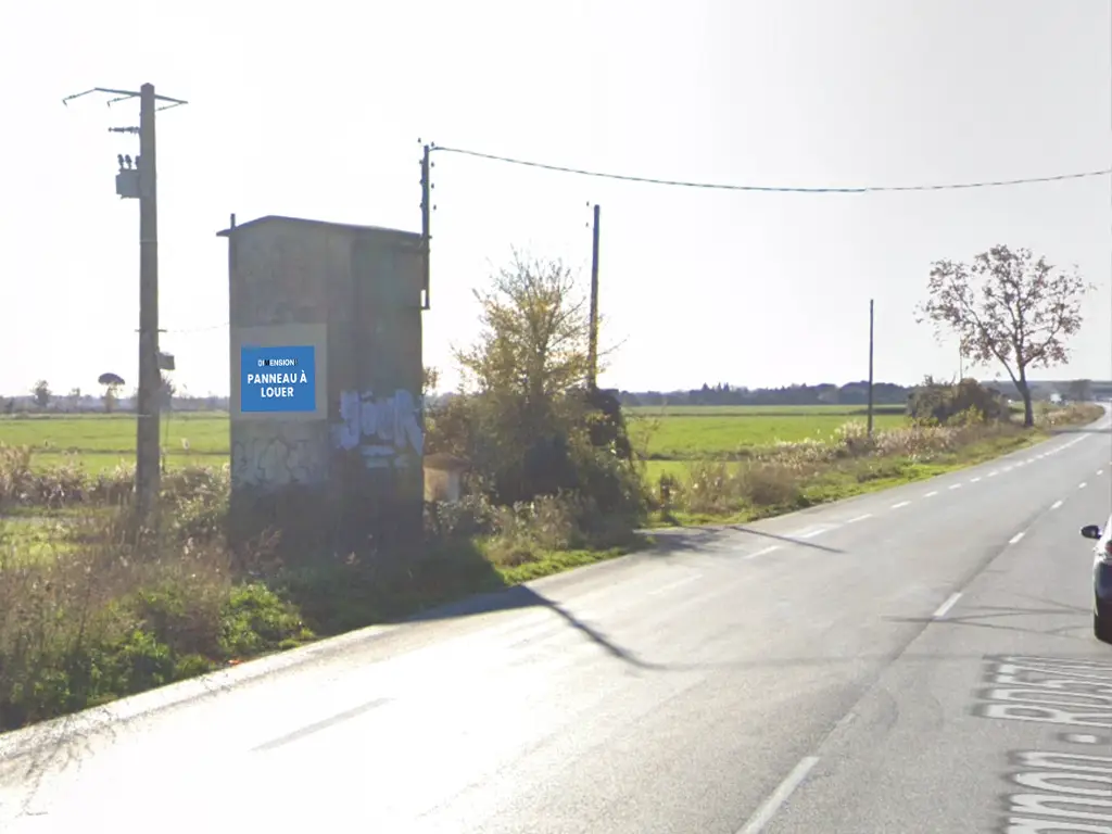 Panneau 2m² Rte d'Avignon - Arles