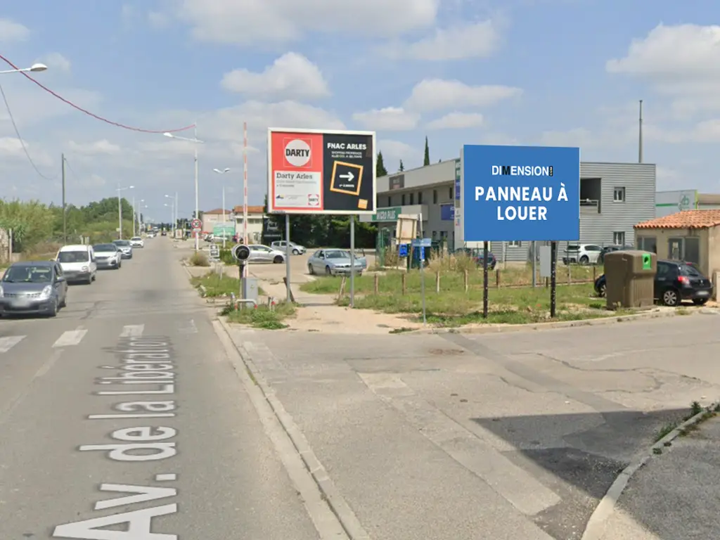 Panneau 8m² Av. de la Libération - Arles