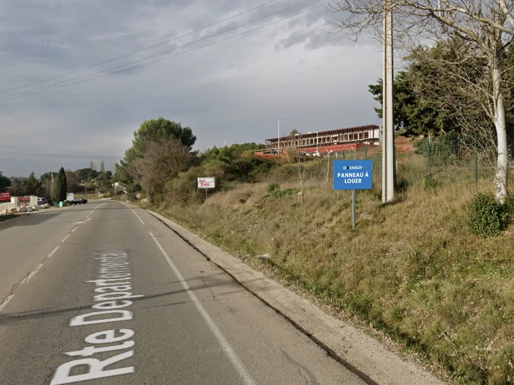 Panneau 1,5m² Rte Departementale - Gardanne