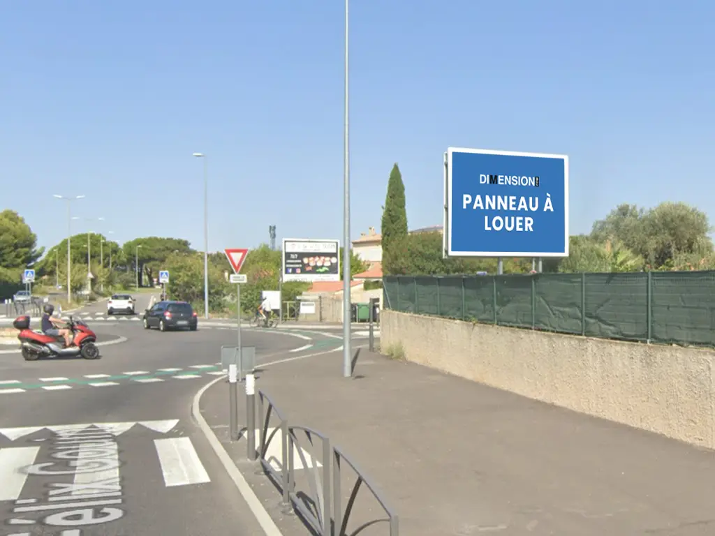 Panneau 8m² Av. Félix Gouin - Istres