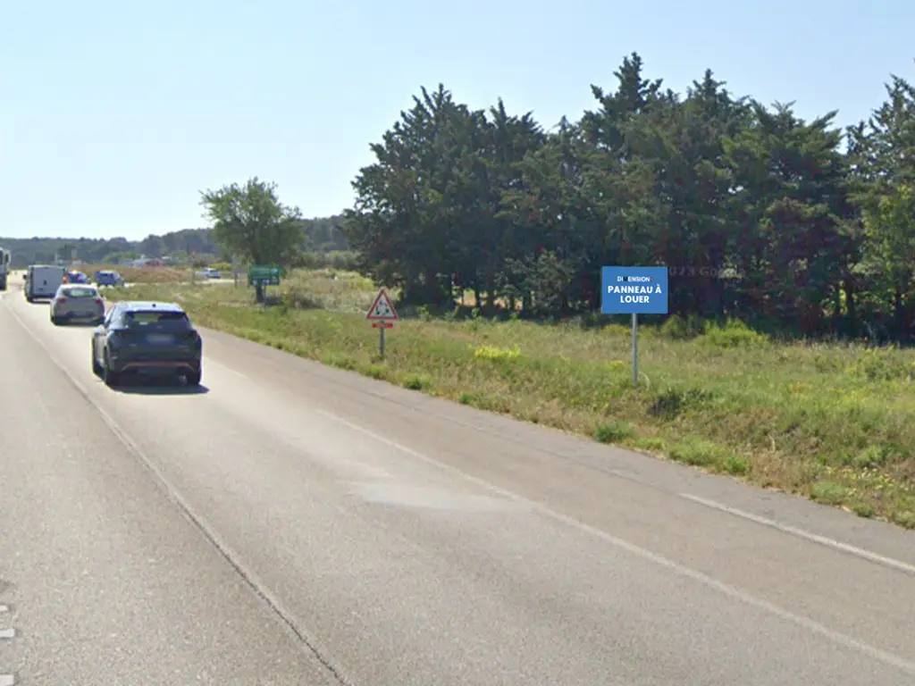 Panneau 1,5m² RN113 - La Fare les Oliviers