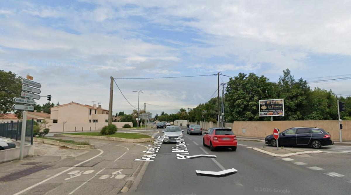 Panneau 4m² Rue Lucien Servanty - Marignane