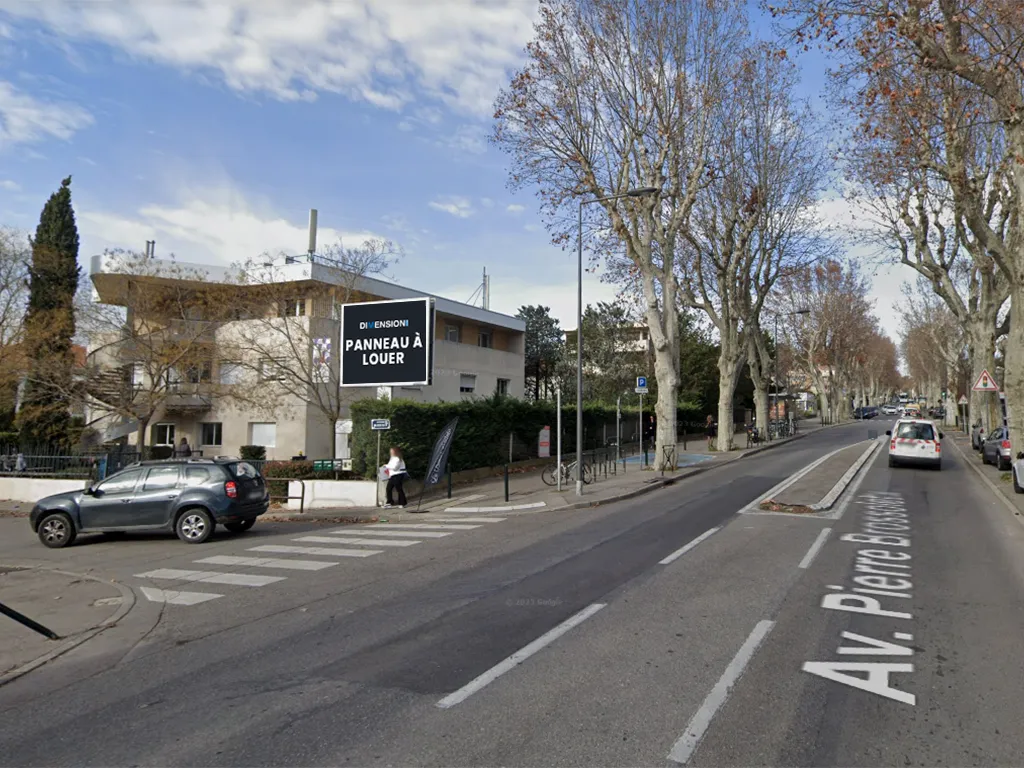 Panneau 8m² Av. Pierre Brosselette - Aix en Provence