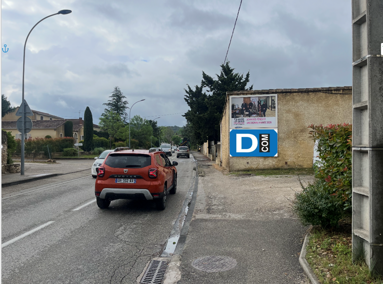 Panneau 4m² Av. Charles de Gaulle - Pernes-les-Fontaines