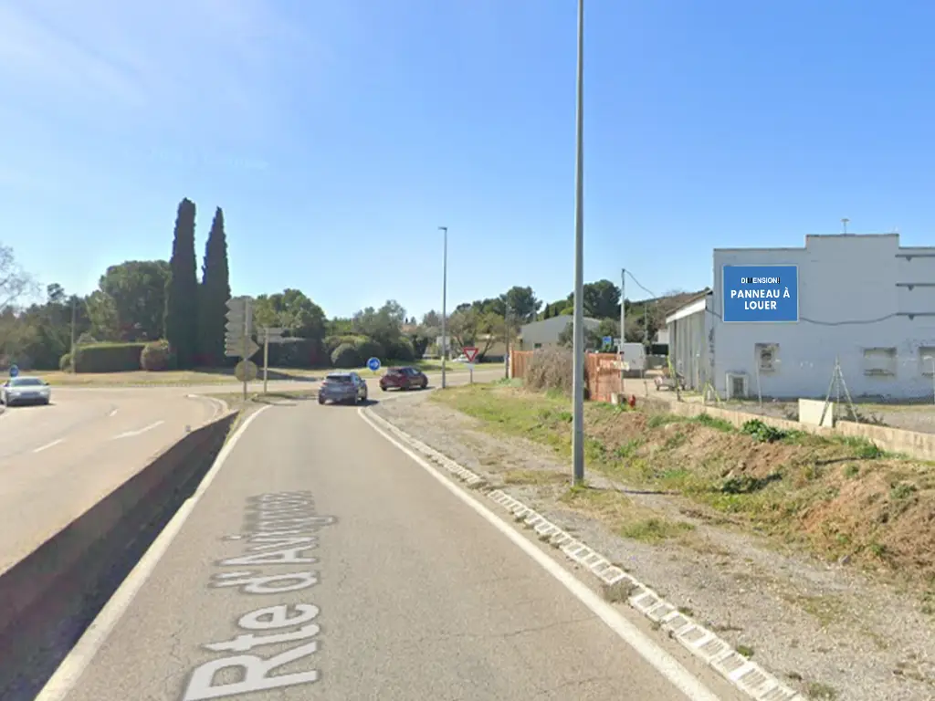 Panneau 8m² Rte d'Avignon – Marguerittes