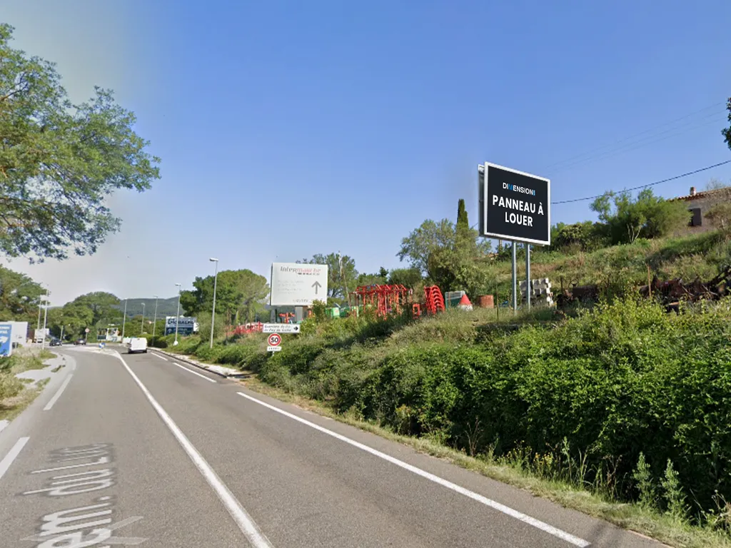 Panneau 8m² Rte de Nice - Brignoles