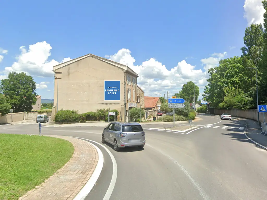 Panneau 4m² Rte de Saint-Maximin - Trets