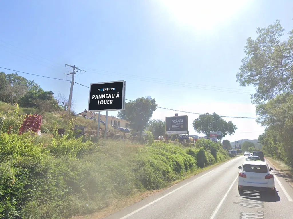 Panneau 8m² Rte de Nice - Brignoles