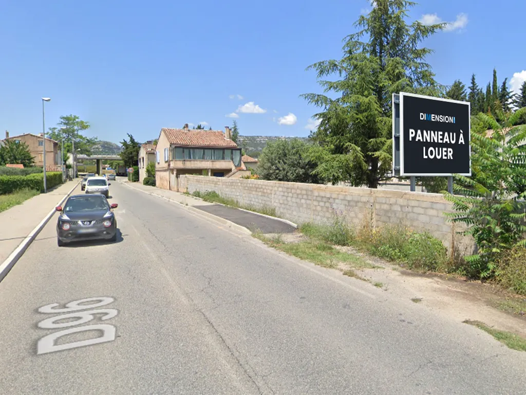 Panneau 8m² Rte des Vignerons - La Destrousse