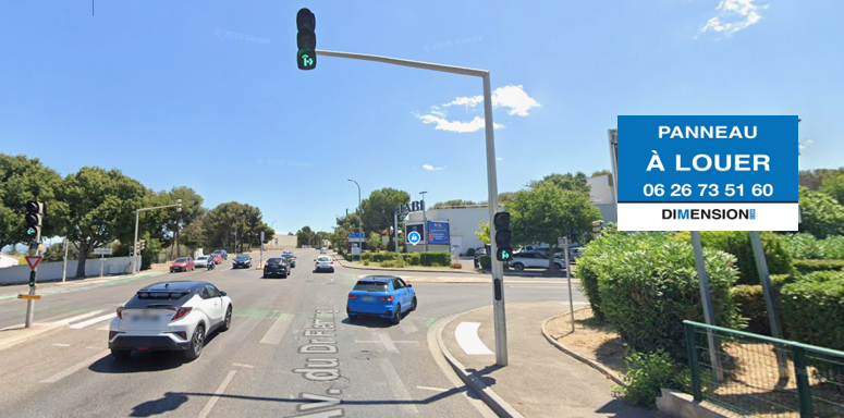 Panneau 4m² Av. Francis Turcan - Martigues