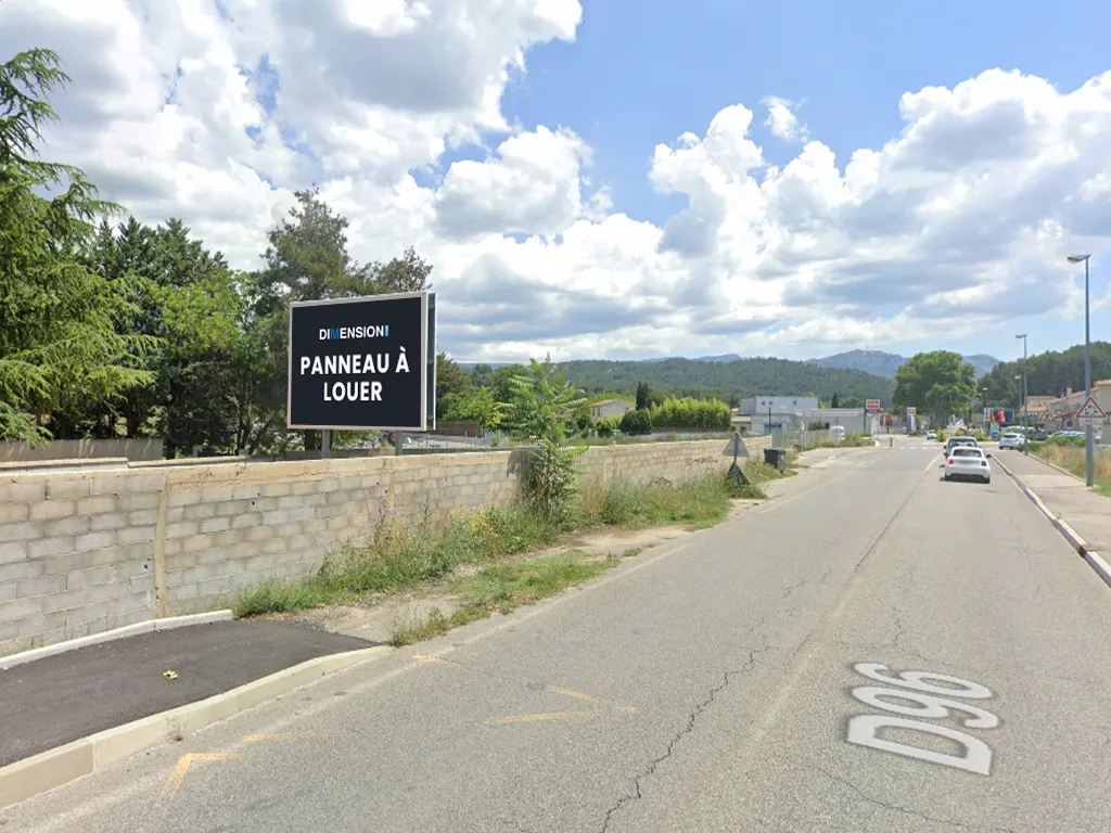 Panneau 8m² Rte des Vignerons - La Destrousse