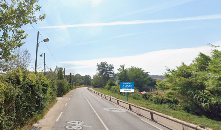 Panneau 4m² Route de BIVER - Gardanne