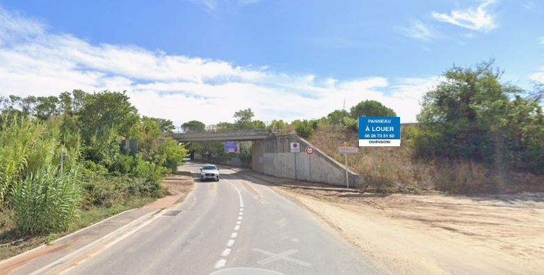 Panneau 4m² ZI LES MILLES Route de Loqui – Aix en Provence