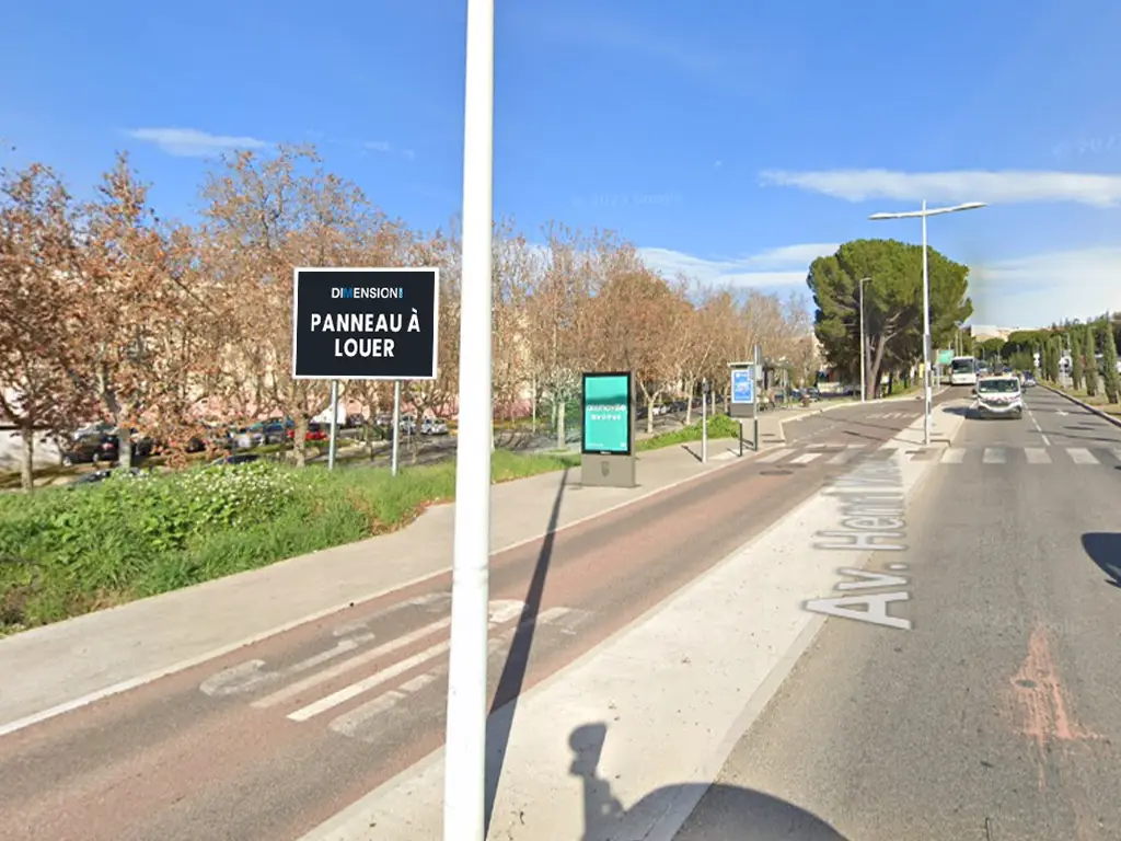 Panneau 8m² face B Av. Henri Mouret - Aix en Provence
