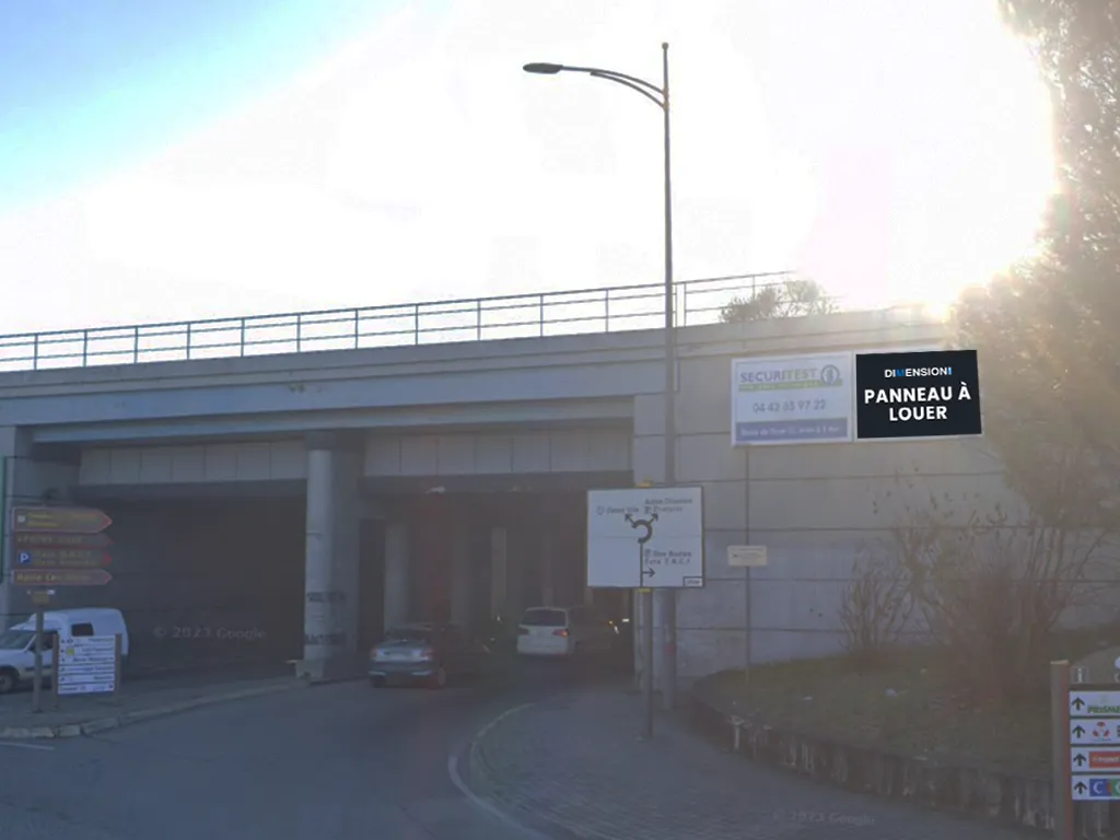 Panneau 4m² Pont RD6 - Gardanne