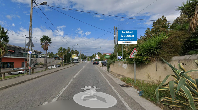 PANNEAU 4M² - 881 Avenue Joseph Roumanille 13600 La Ciotat