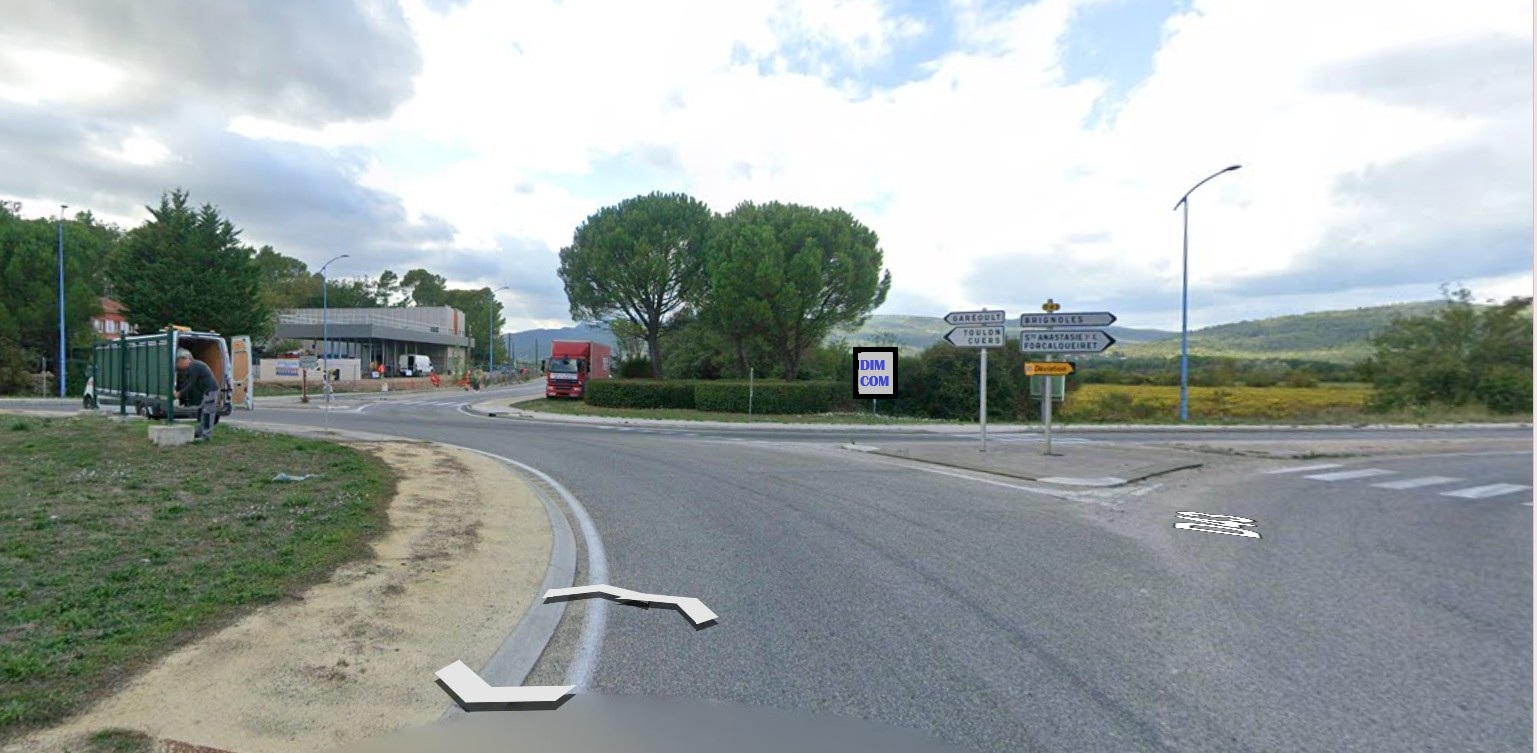 PRE-ENSEIGNE 3M² - D43 83136 FORCALQUEIRET