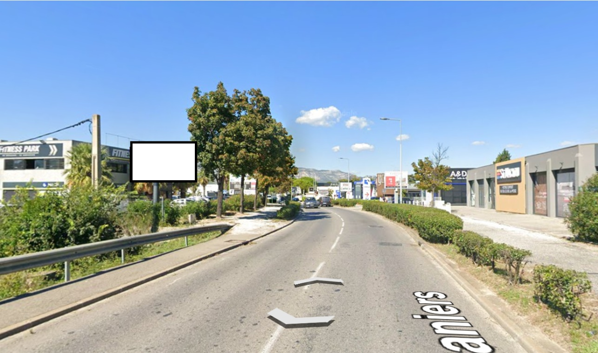 PANNEAU TRIVISION 8M² - 506 AV DES CANIERS 13400 AUBAGNE