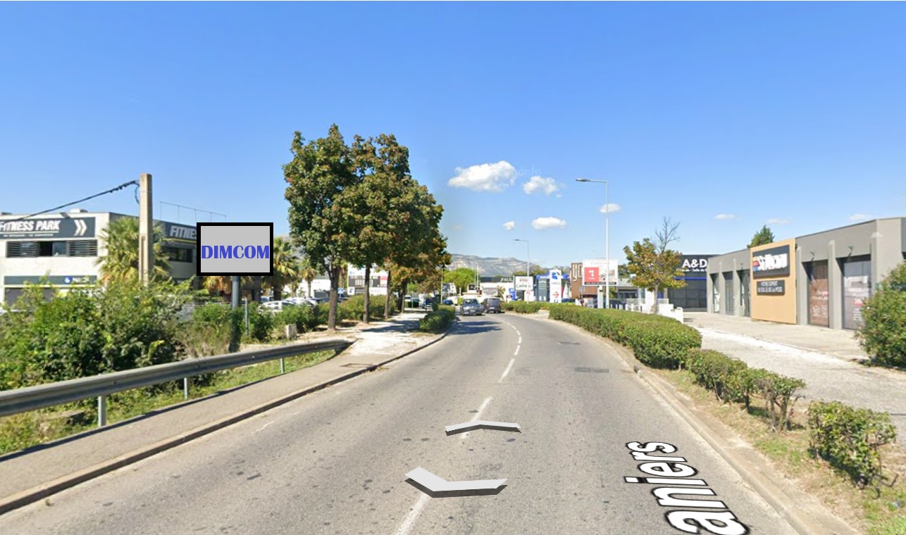 PANNEAU TRIVISION 8M² - 506 AV DES CANIERS 13400 AUBAGNE