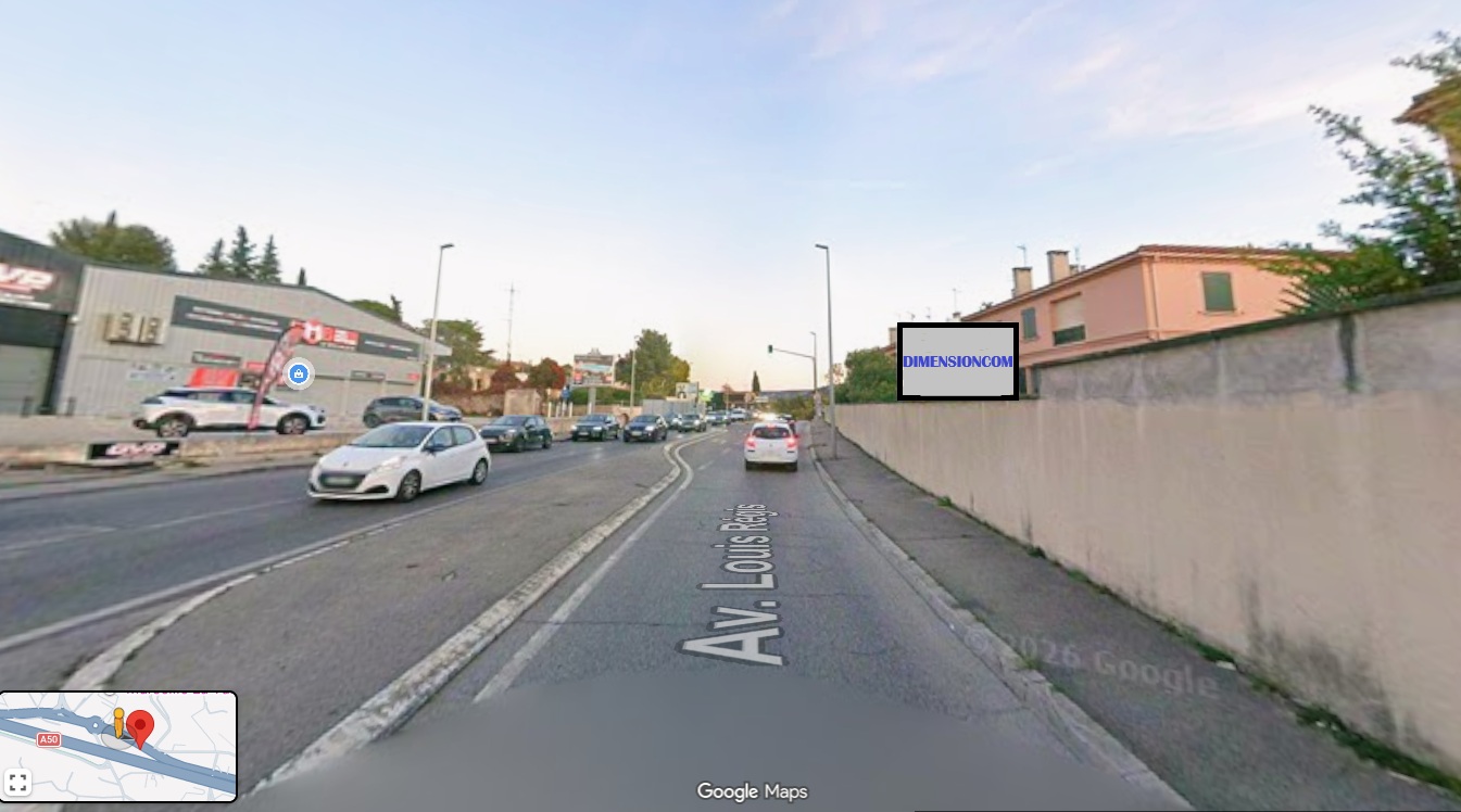 PANNEAU 6M² - AV DE SAINT MENET 13011 MARSEILLE