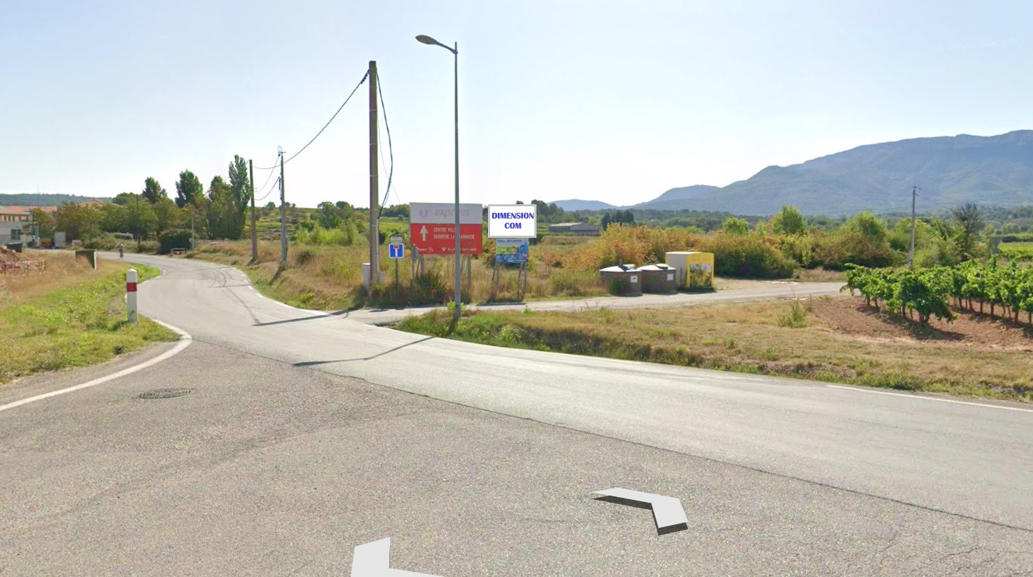 PRE ENSEIGNE 1.5M² - Rte de Trets 83910 Pourrière