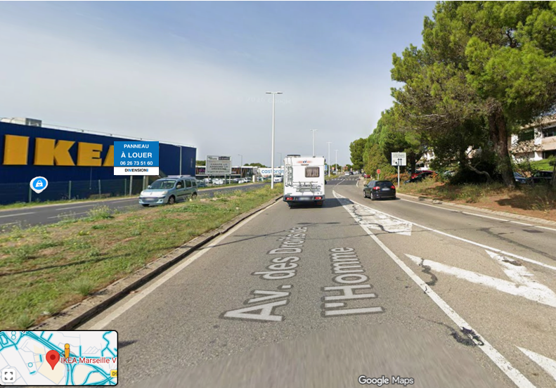 Panneau 8m² Av. des Droits de l'Homme - Vitrolles