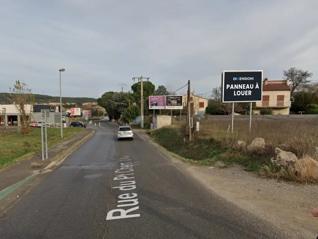 Panneau 8m² Petit Chemin d'Aix - Gardanne