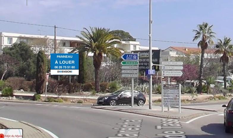 Panneau 8m² Rdpt du Maréchal de Lattre - La Ciotat