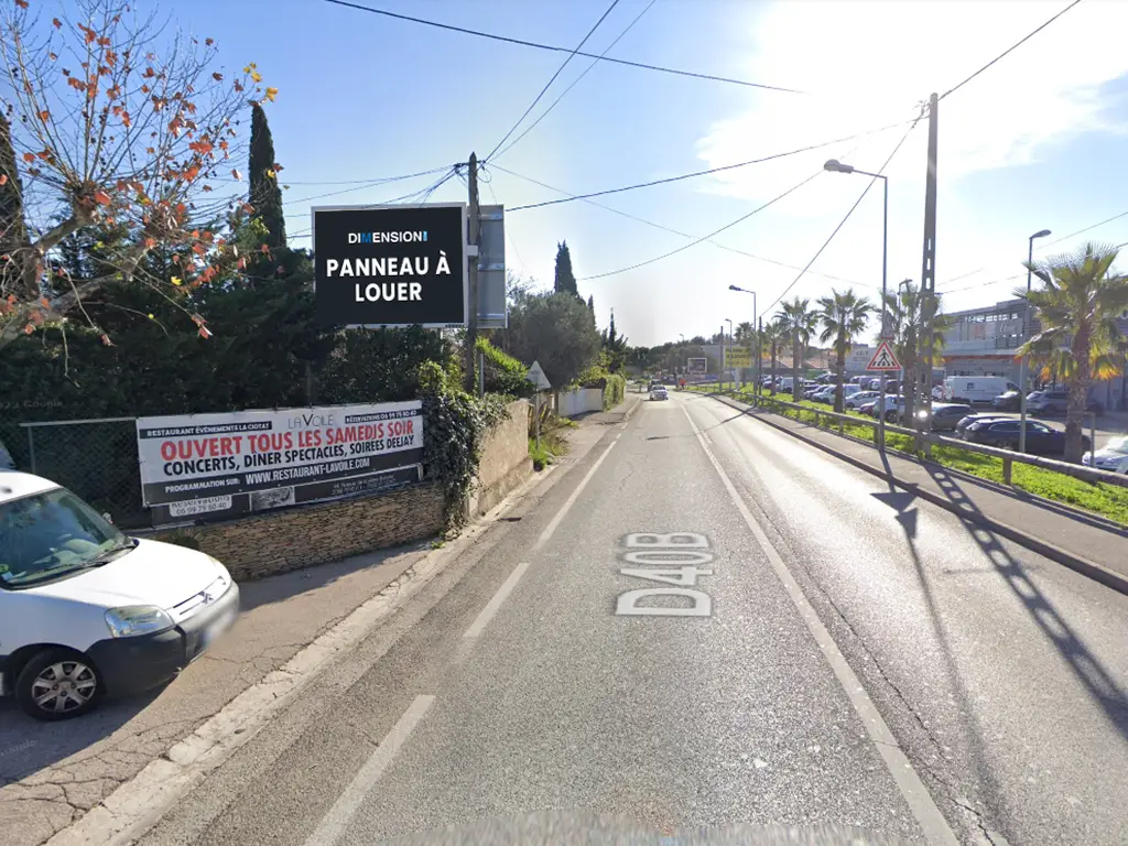 Panneau 4m² 386 Av. Emile Bodin - La Ciotat