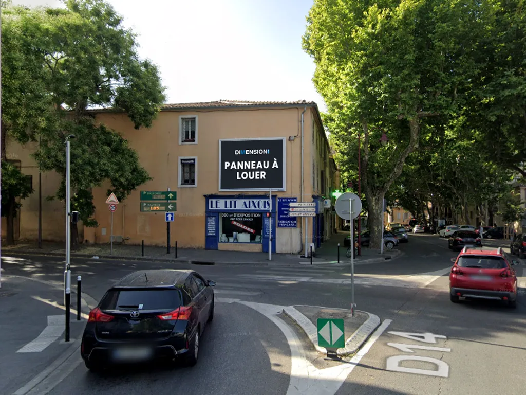 Panneau 12m² 14 Avenue Pasteur Angle Chapitre - Aix en Provence