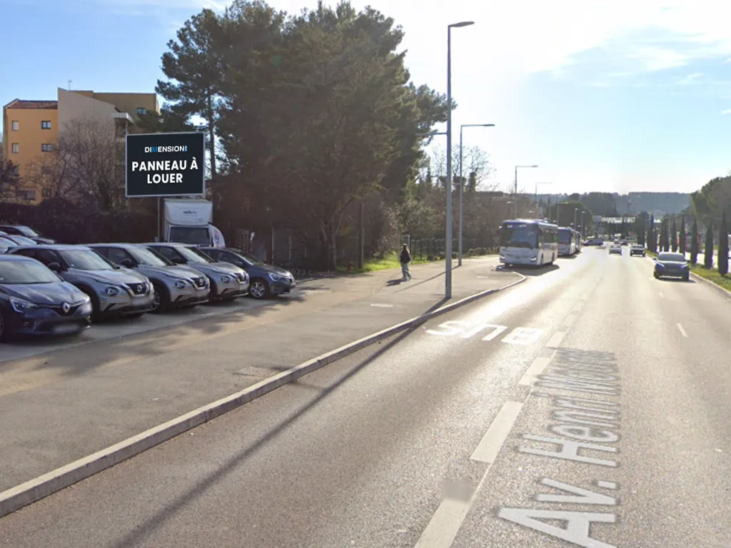 Panneau 8m² 1 Avenue Henri Mouret - Aix en Provence
