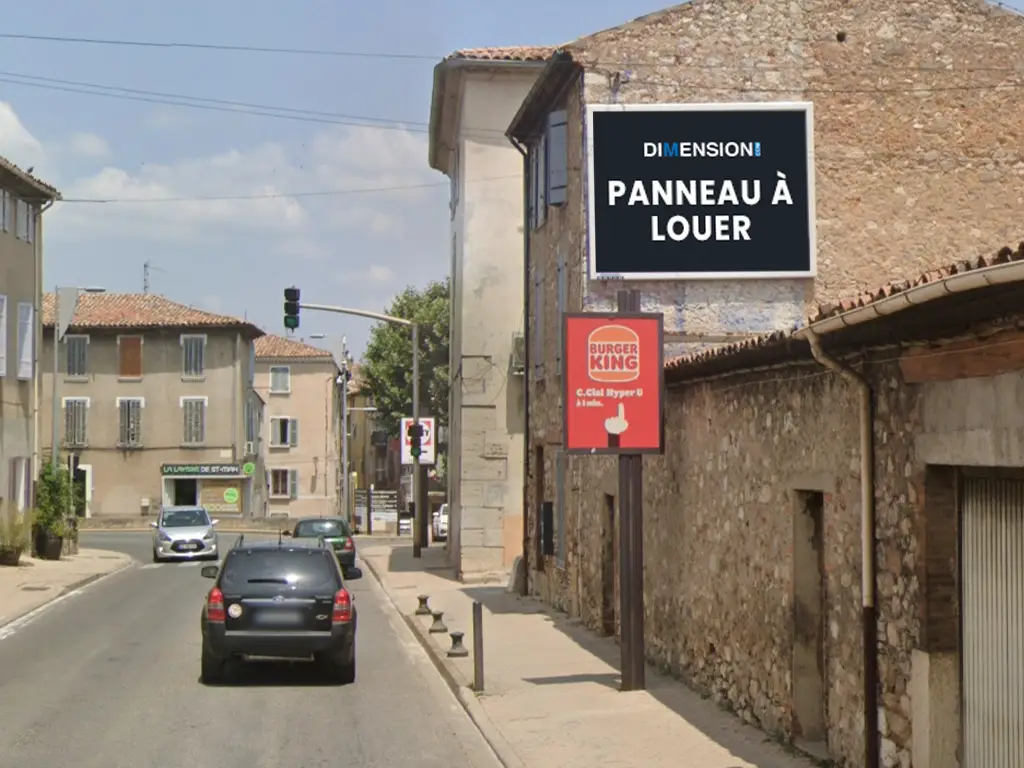 Panneau 8m² Av du 15ème corps - Saint-Maximin-la-Sainte-Baume