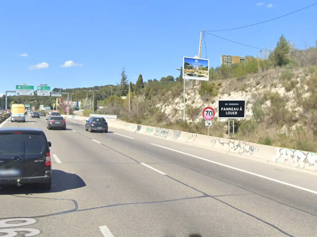 Panneau 4m² Av. de Lattre de Tassigny - Aix en Provence